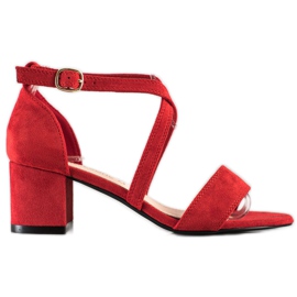 Sergio Leone Strappy Sandals red