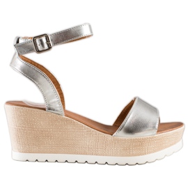 Seastar Classic Wedge Sandals silver