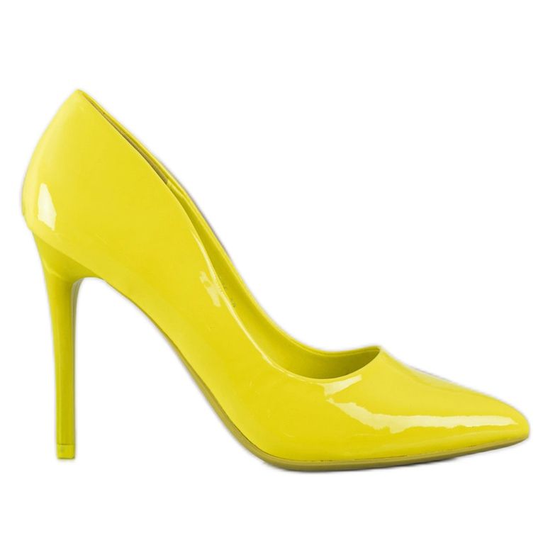 SHELOVET Fashion High Heels yellow