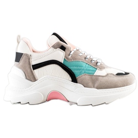 SHELOVET Fashionable Colorful Sneakers multicolored