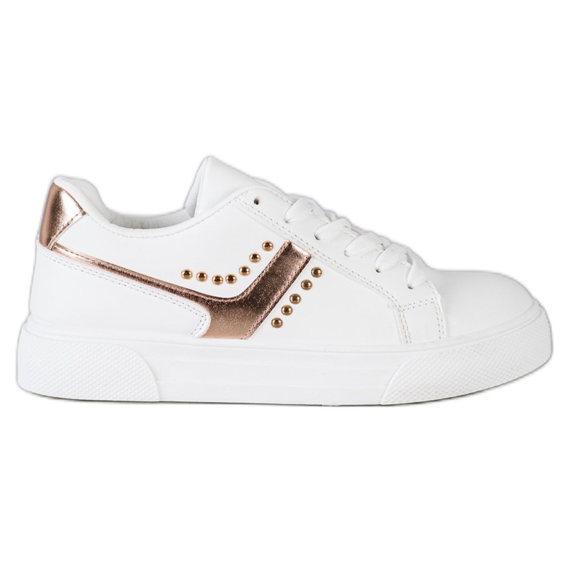 SHELOVET Casual White Sport Shoes
