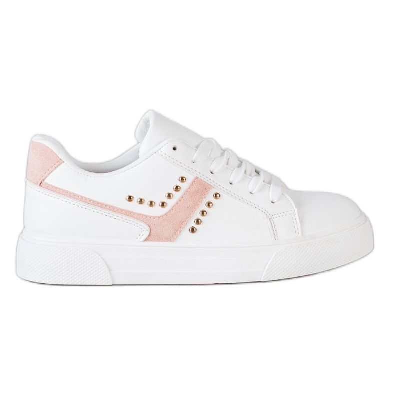 SHELOVET Casual White Sport Shoes