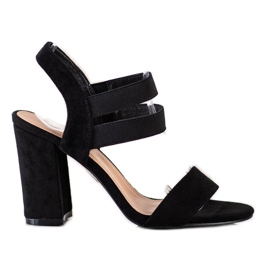Evento Slip-on Sandals On A Bar black