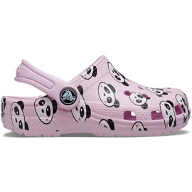 Crocs for kids Classic Panda Print Clog light pink 206999 6GD