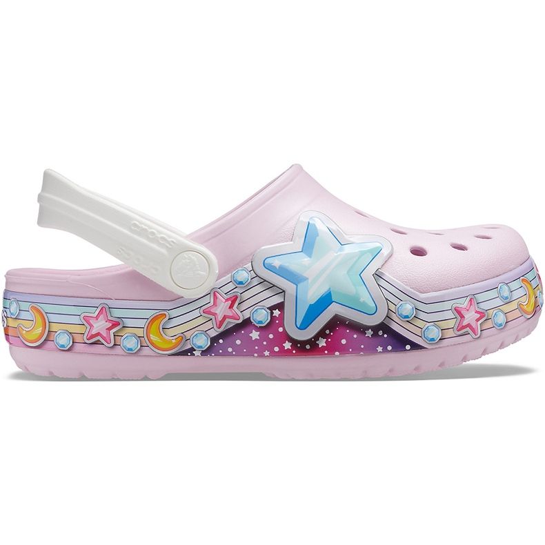 Crocs for kids Fl Star Band Clog pink 207075 6GD