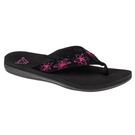 Kappa Lagoon W 242484-1122 flip-flops black purple