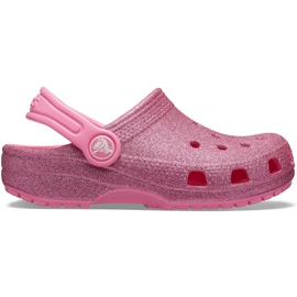 Crocs kids Classic Glitter Clog pink 205441 669 Crocs kids Classic Glitter Clog pink 205441 669