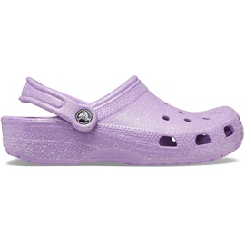 Crocs Women's Classic Glitter Clog Violet 205942 5PR purple