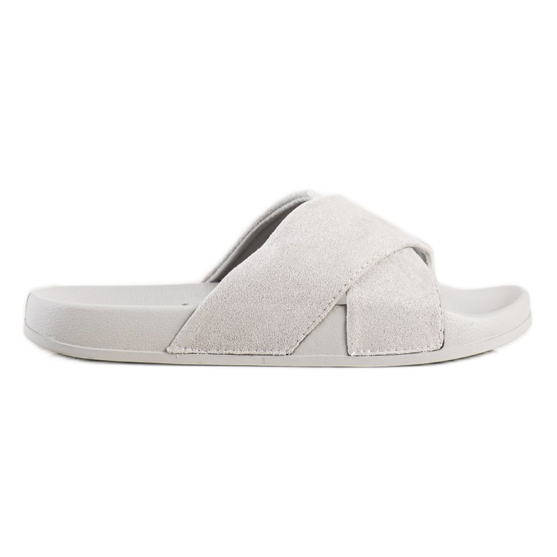 Comfortable VINCEZA glitter slippers grey