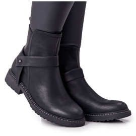 PJ1 Women's Black Warm Boots Workers Alivia