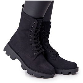 Women's Boots Workers Black Haley 99-117 BLK