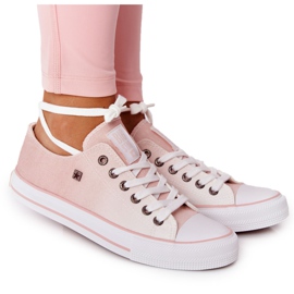 Women's Sneakers Big Star HH274127 Ombre Pink white