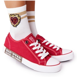 Women's Sneakers Big Star HH274115 Red