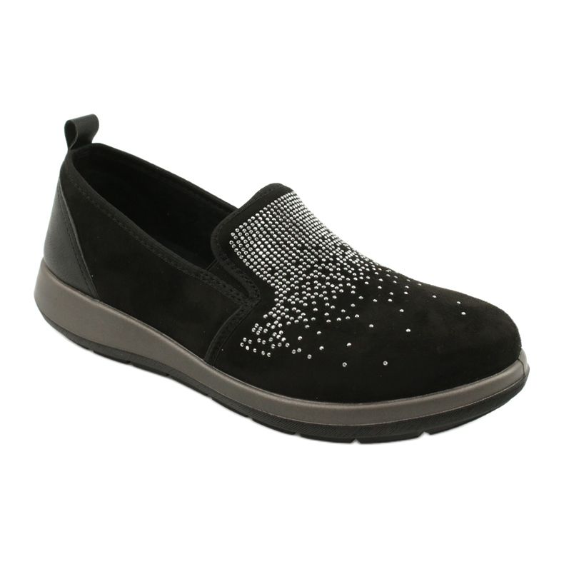 Befado women's shoes 156D004 black silver
