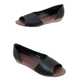 Black cut out ballerinas 8278 Black Black cut out ballerinas 8278 Black