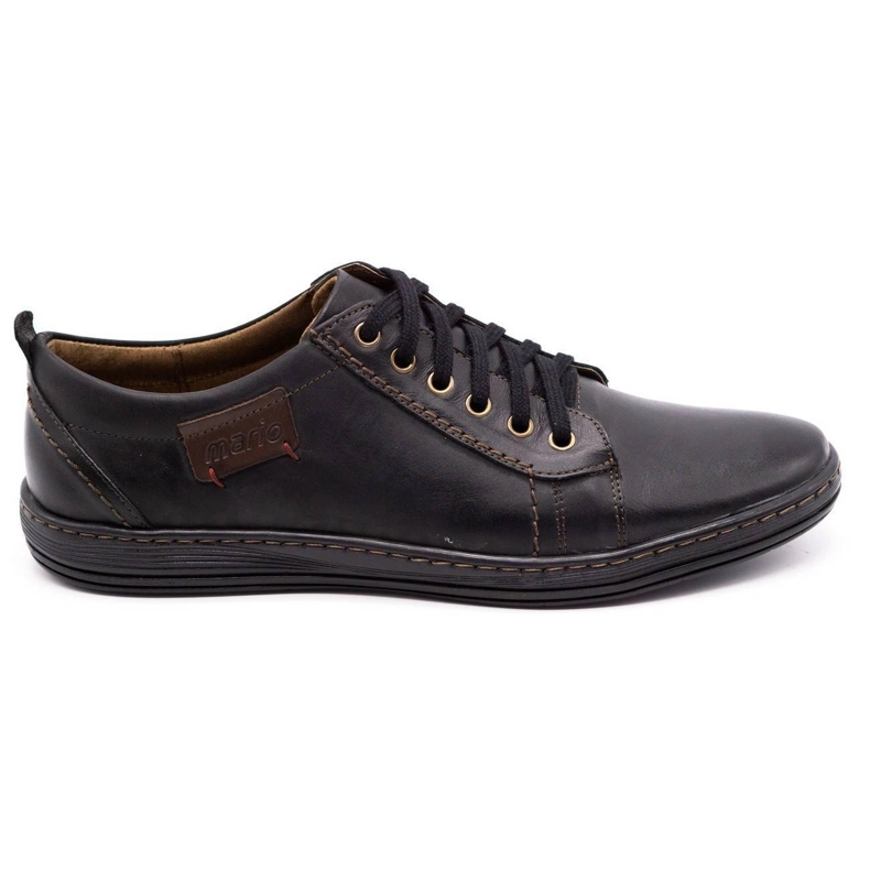 Olivier Men's leather shoes 695MP black brown
