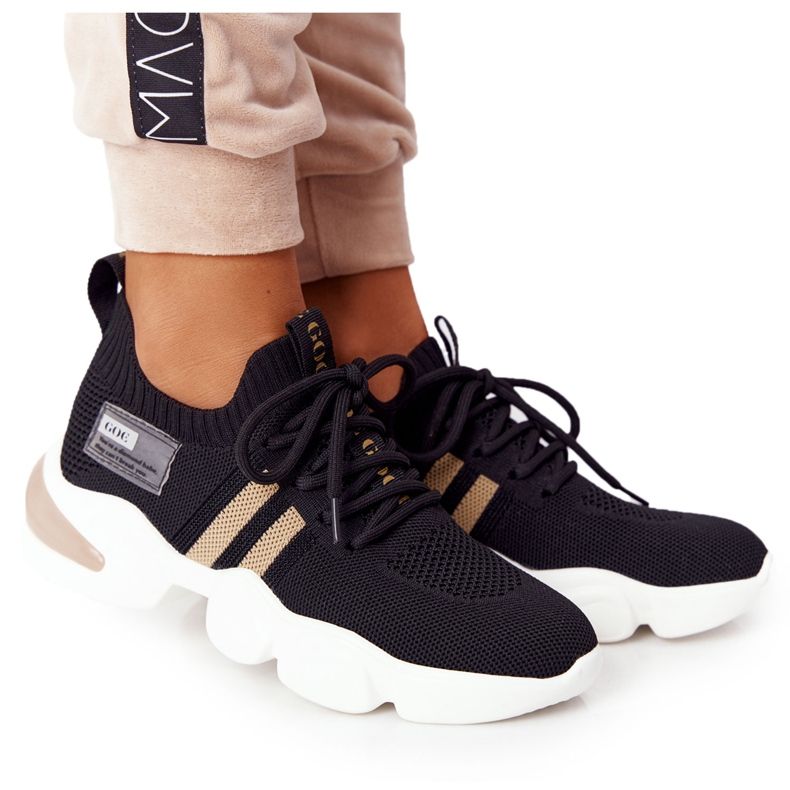 Women's sports socks GOE HH2N4017 Black