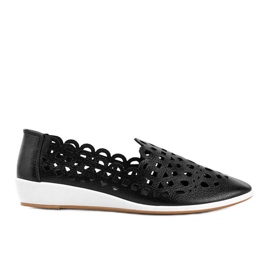 Black openwork sneakers from Brandi