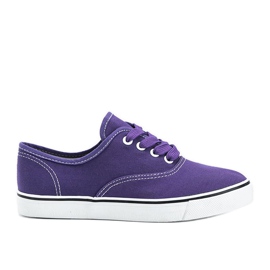 Women's purple sneakers Anna