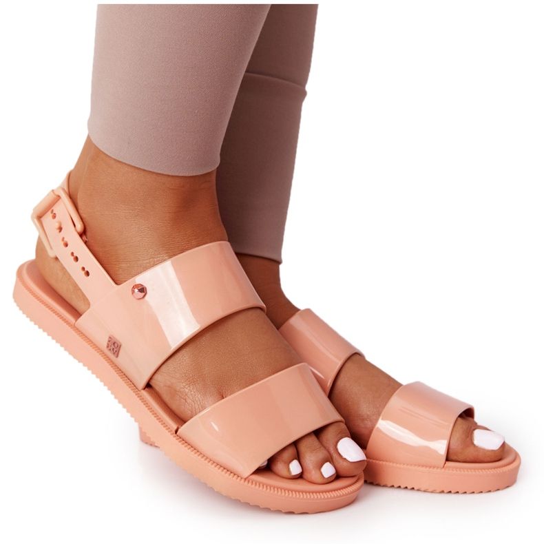 Fragrant Eco Friendly Rubber Sandals ZAXY HH285164 Orange beige