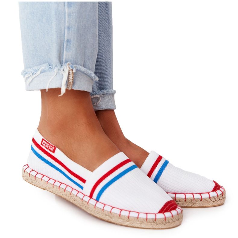 Tommy Big Star Espadrilles HH274486 White red blue