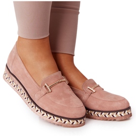 Moccasins On The Laura Messi 2284 Platform Pink Moccasins On The Laura Messi 2284 Platform Pink