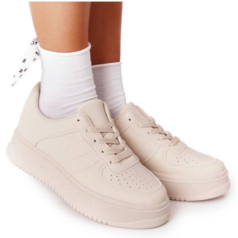 PS1 Women's Sports Shoes On The Platform Beige This Is Me