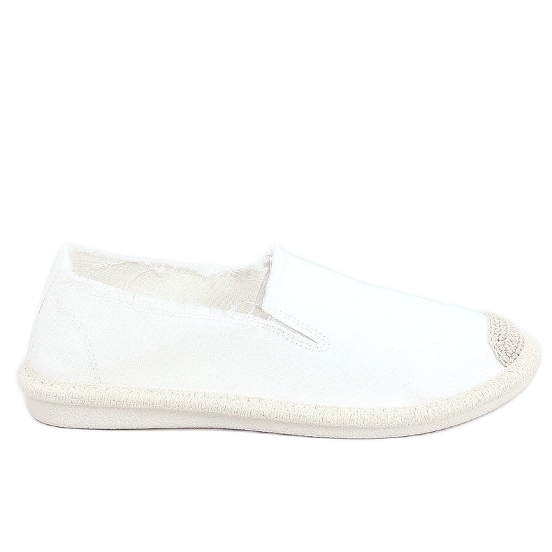 White espadrilles for women 7105 White