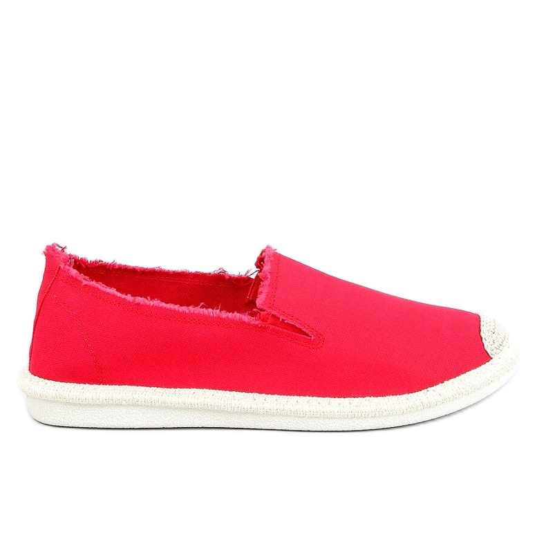 Red women's espadrilles 7105 Red