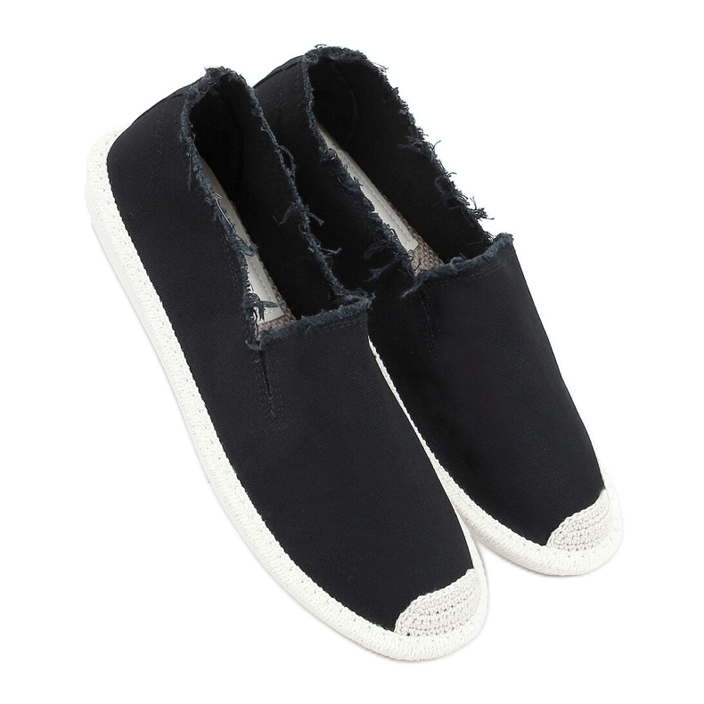 Black women's espadrilles 7105 Black