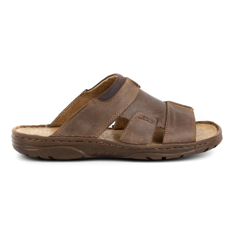 Polbut Men's slippers 358 brown