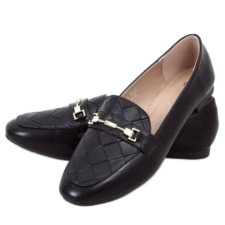 Black women's loafers JL76 Black Black women's loafers JL76 Black