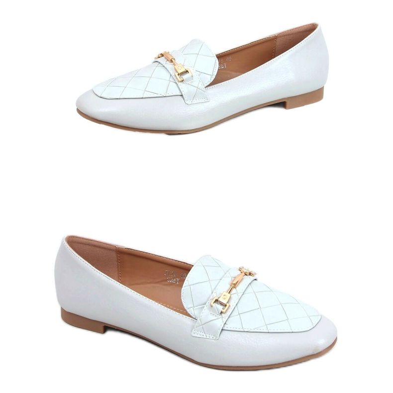 Gray Women's gray loafers JL76 Gray blue grey