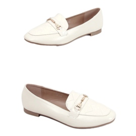 Women's beige loafers JL76 Beige