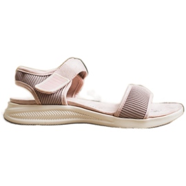 Evento Comfortable Sandals With Velcro 20SD88-2022 pink