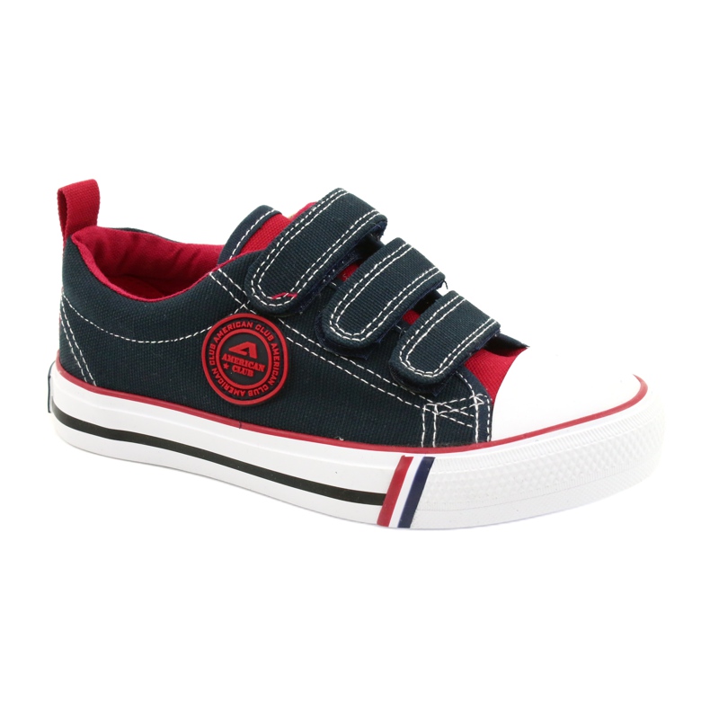 Children's Velcro Sneakers American Club LH61 Navy blue Children's Velcro Sneakers American Club LH61 Navy blue