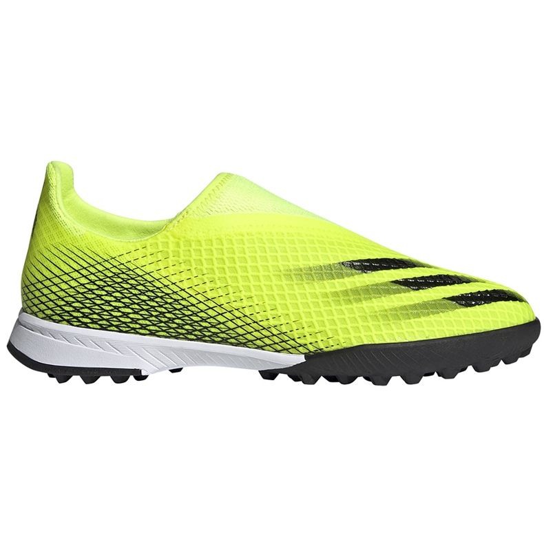 Adidas X Ghosted.3 Ll Tf Junior football boots yellow-black FW6982