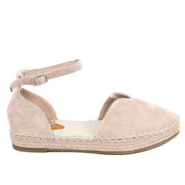 Women's Espadrilles with a cut out beige 1219 Beige Women's Espadrilles with a cut out beige 1219 Beige