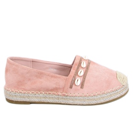 Espadrilles with pink shells 6771 Pink Espadrilles with pink shells 6771 Pink