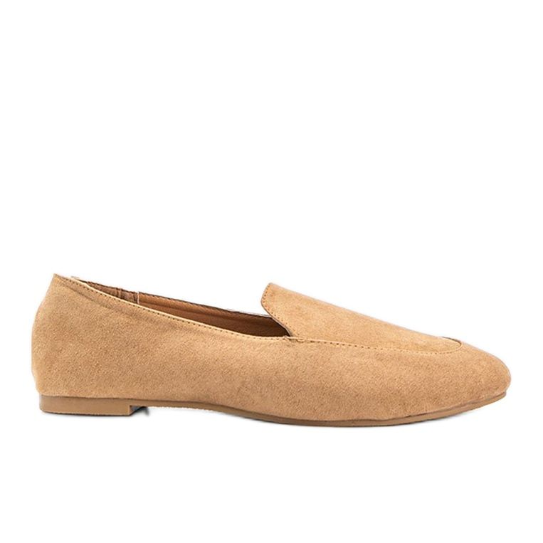 Devyn eco-suede beige loafers