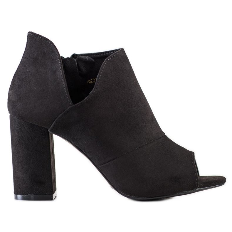 Spring Open Toe VINCEZA boots black