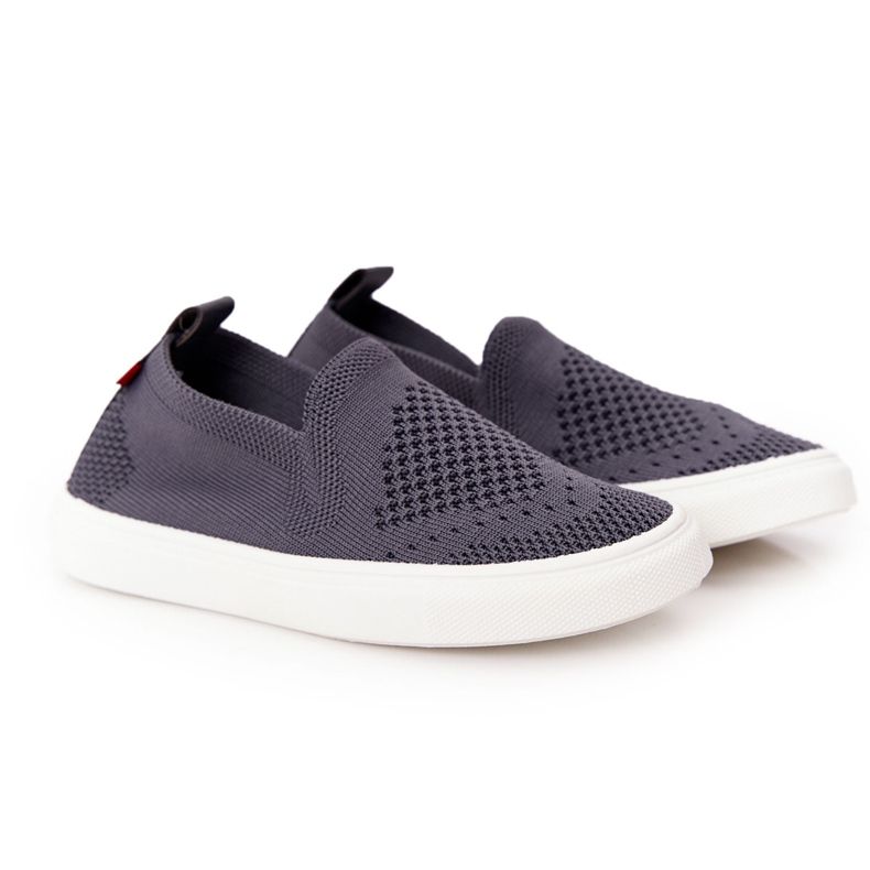 Children's Slip-On Big Star HH374104 Gray Slip-On Sneakers grey