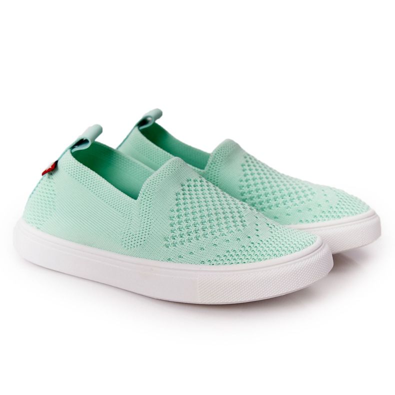 Children's Slip-On Big Star HH374101 Mint Slip-On Sneakers green