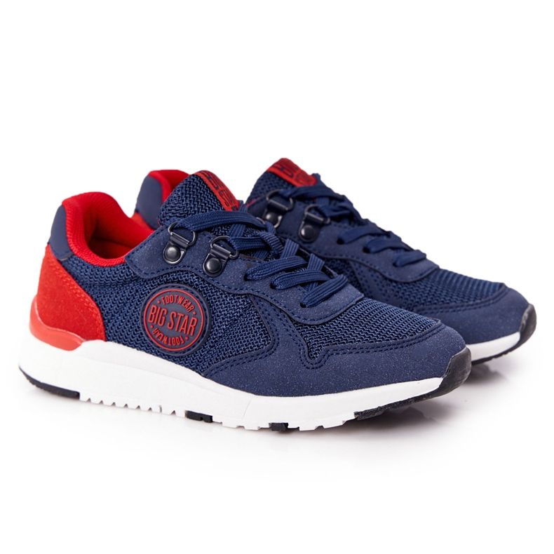 Children's Sport Shoes Memory Foam Big Star HH374175 Navy Blue multicolored Children's Sport Shoes Memory Foam Big Star HH374175 Navy Blue multicolored