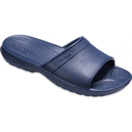 Crocs Classic Slide Kids slippers for children 204981 410 navy blue Crocs Classic Slide Kids slippers for children 204981 410 navy blue
