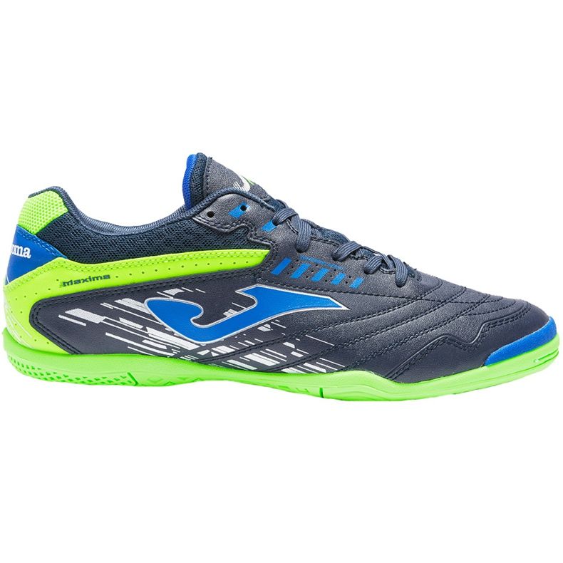 Football boots Joma Maxima 2103 Sala In black-green-blue Football boots Joma Maxima 2103 Sala In black-green-blue