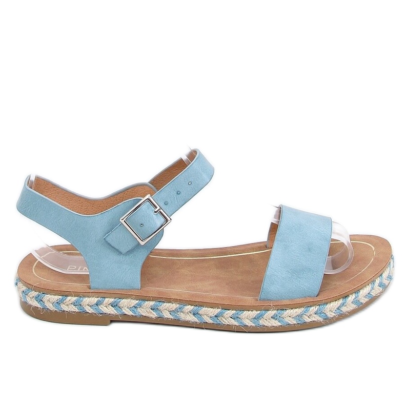 TH005 Blue espadrilles sandals