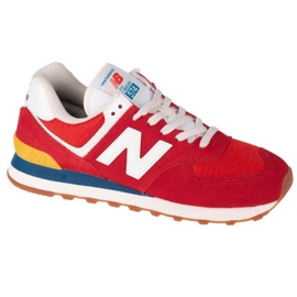 New Balance M ML574HA2 shoes red