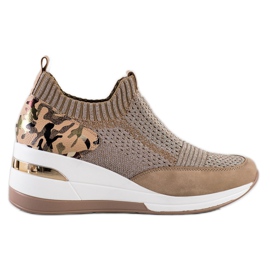 ARTIKER Moro Print Slip-On Sneakers brown