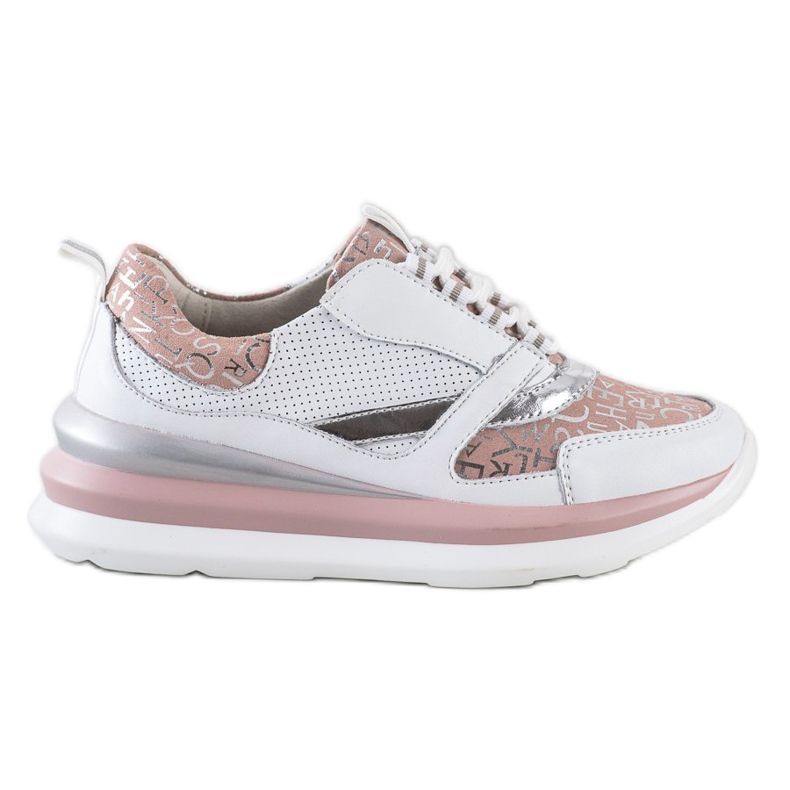 ARTIKER White and pink leather sneakers ARTIKER White and pink leather sneakers